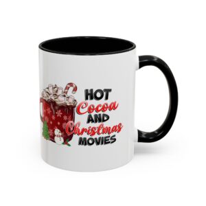 Mug: Hot Chocolate and Christmas Movies Accent Coffee Mug (11, 15oz)