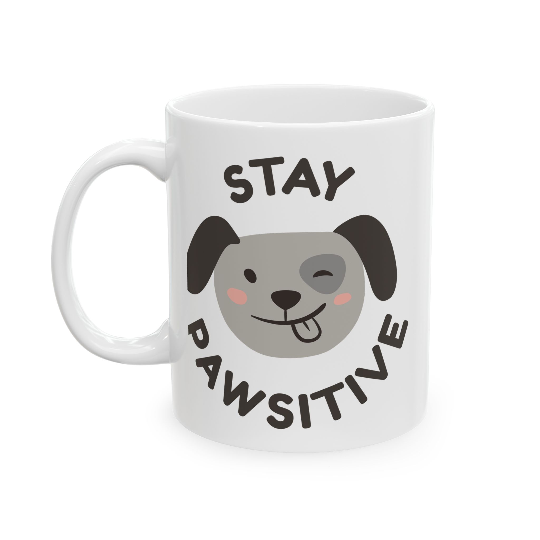 Stay Pawsitive Pup Mug