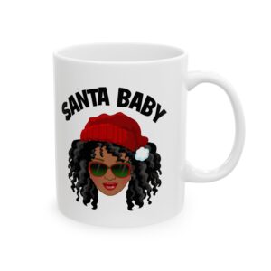Mug Santa Baby Christmas Holiday - Beautiful Girl